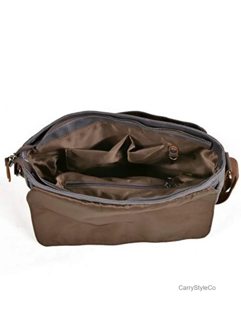 Vintage Canvas Messenger Bag Waterproof Military Satchel Crossbody Shoulder Bag
